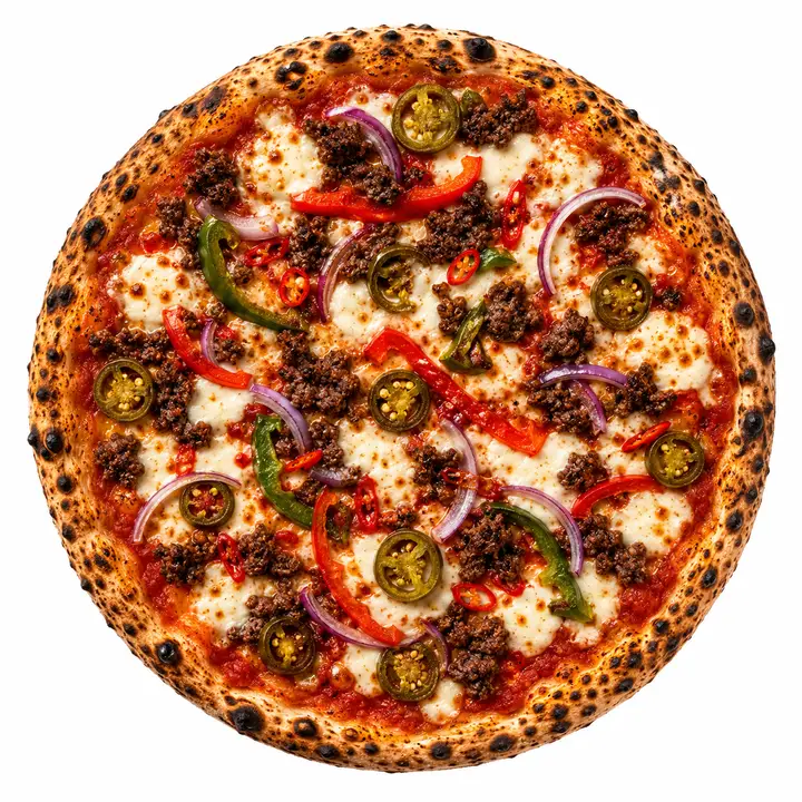 Spicy Beef pizza