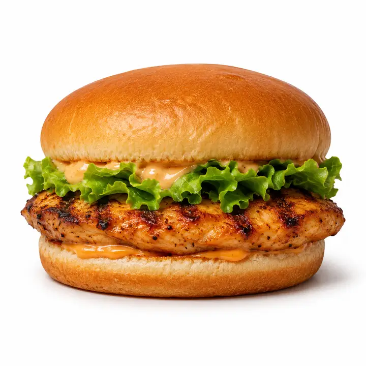 Flame Grilled Chicken Burger