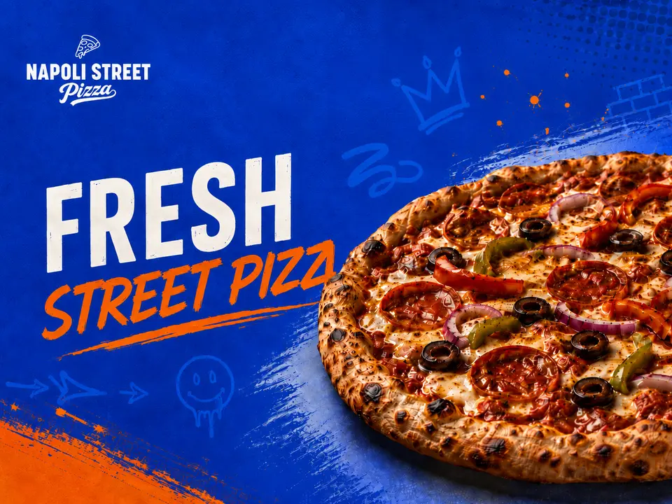 Napoli Street Pizza — hand-stretched, stone-baked pizza