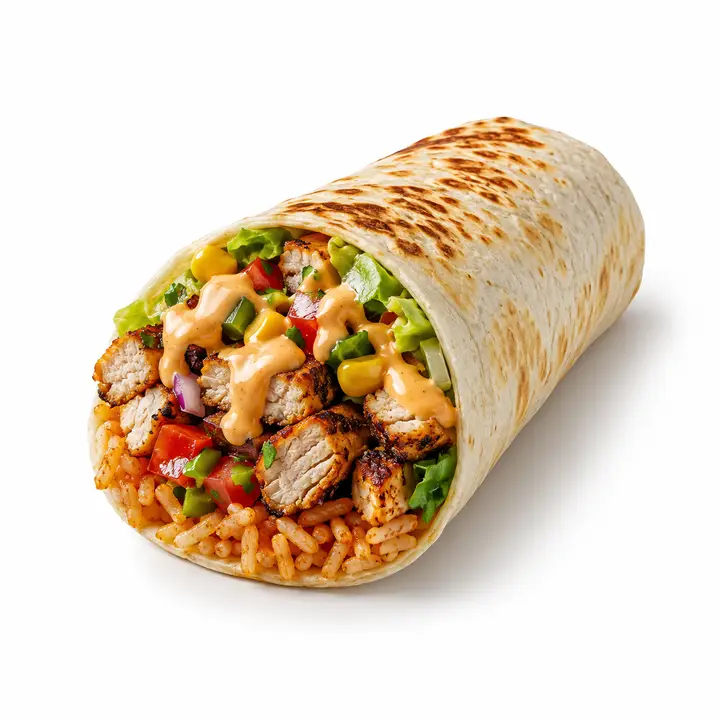 Piri Chicken Burrito